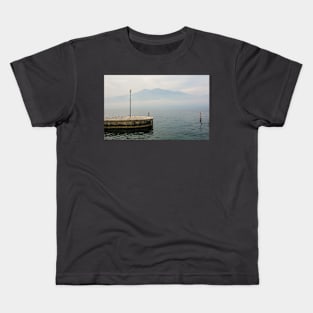 Winter Lake Garda at Castelletto Kids T-Shirt